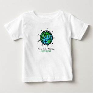 T-shirt Pour Bébé Planète TERRE - Conservation - Ecologie - Nature -
