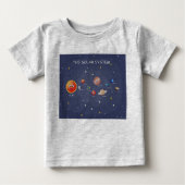 T-shirt Pour Bébé Planètes du système solaire (Devant)