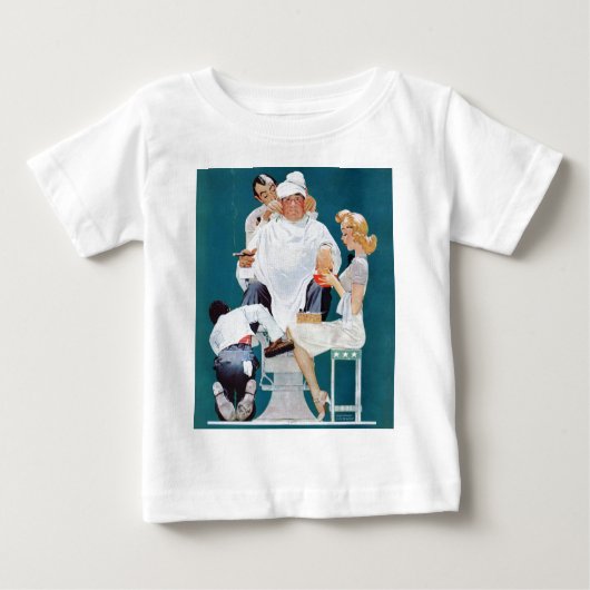 T-shirt Pour Bébé Plein traitement (Devant)