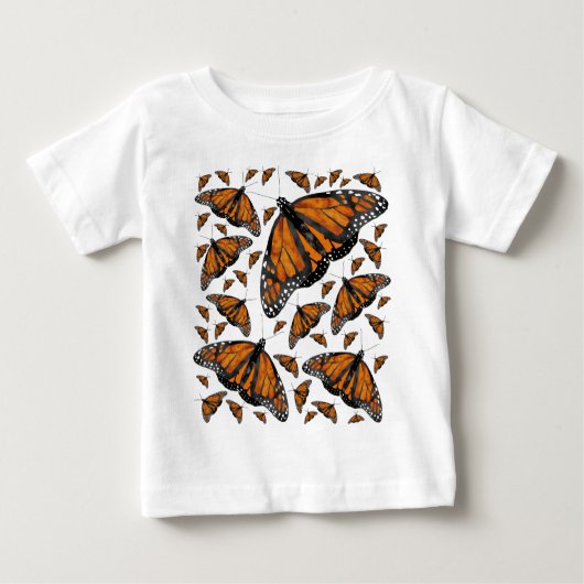 T-shirt Pour Bébé Pluie de monarque (Devant)