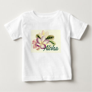 T-shirt Pour Bébé Plumeria Aloha