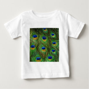 T-shirt Pour Bébé Plumes de paon magnifiques