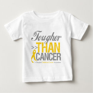 T-shirt Pour Bébé Plus dur que le Cancer - Cancer d'enfance