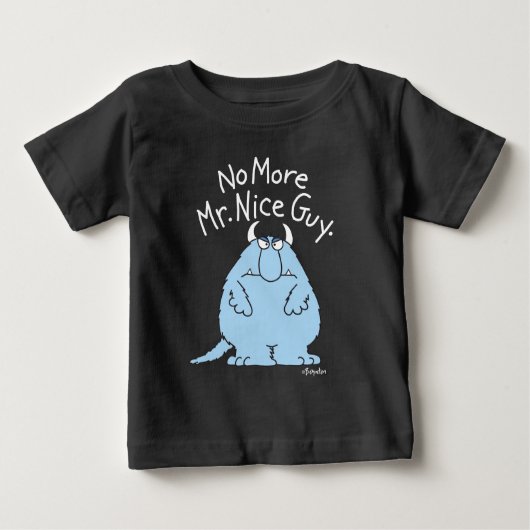 T-shirt Pour Bébé Plus M. Nice Guy (Devant)