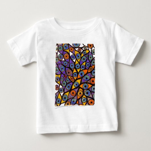 T-shirt Pour Bébé Plusieurs yeux (Devant)
