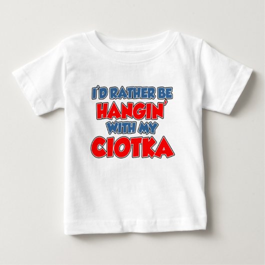 T-shirt Pour Bébé Plutôt Avec Ciotka (Devant)