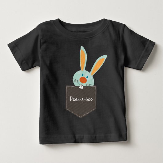 T-shirt Pour Bébé POCKET PALS :: Lapin Lapin 2 (Devant)