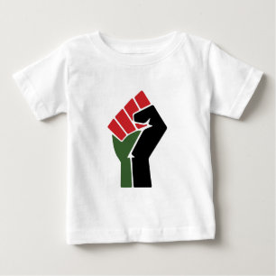 T-shirt Pour Bébé Poing vert rouge noir