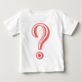 T-shirt Pour Bébé Point d'interrogation Chisel (Devant)