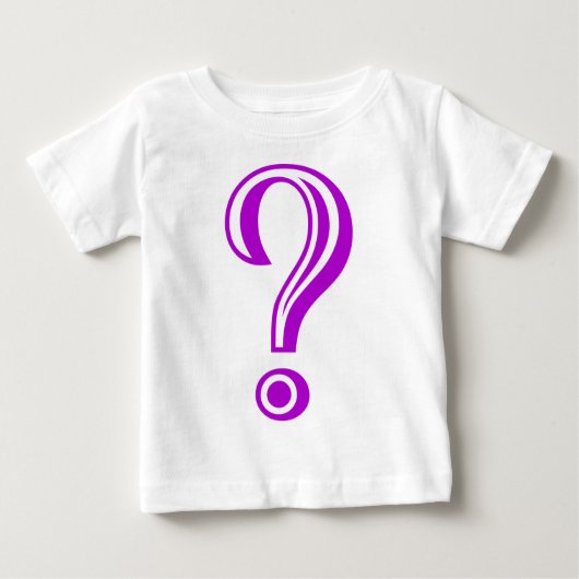 T-shirt Pour Bébé Point d'interrogation Chisel (Devant)