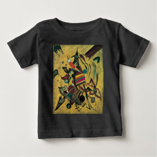 T-shirt Pour Bébé Points de Kandinsky Toile Peinture Abstraite