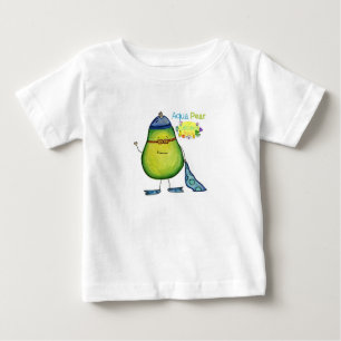 T-shirt Pour Bébé Poire d'Aqua, pièce en t de bébé