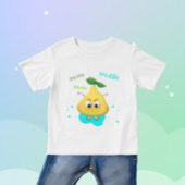 T-shirt Pour Bébé Poire jaune mignonne