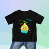 T-shirt Pour Bébé Poire jaune mignonne