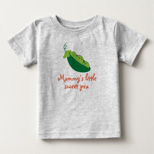 T-shirt Pour Bébé Pois doux (Devant)