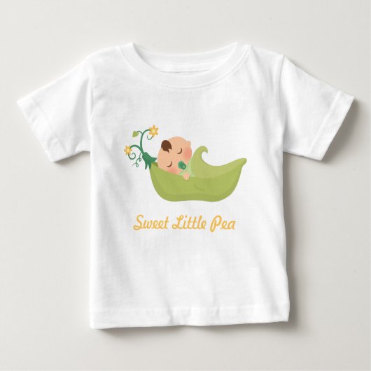 T-shirt Pour Bébé Pois doux dans un morceau pour bébé garçon (Devant)