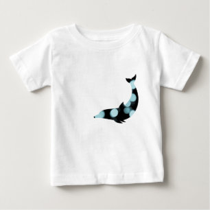 T-shirt Pour Bébé Poisson Dauphin Bleu Motif Animal Eau Dauphins