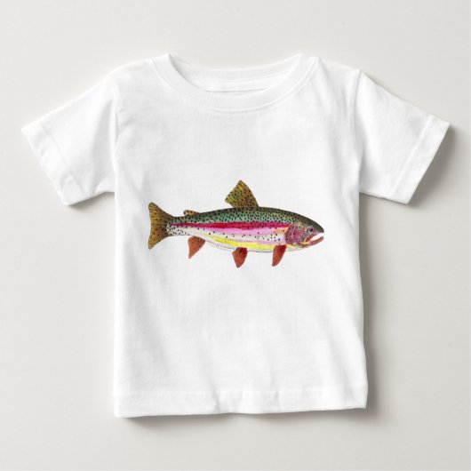 T-shirt Pour Bébé Poisson de truite arc-en-ciel (Devant)