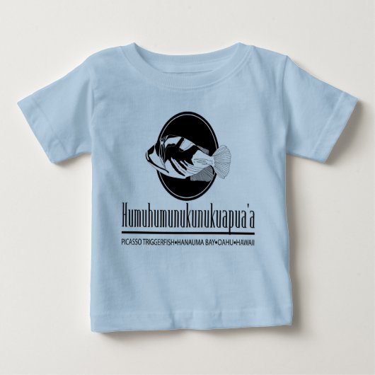 T-shirt Pour Bébé Poisson d'État d'Hawaï - Humuhumunukunukuapua'a (Devant)