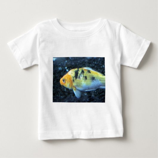 T-shirt Pour Bébé Poisson d'or tacheté (Devant)
