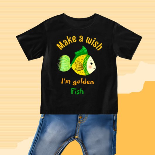 T-shirt Pour Bébé Poisson doré