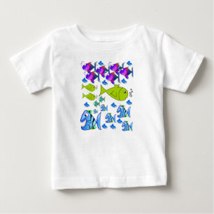 T-shirt Pour Bébé Poisson T-shirt bébé