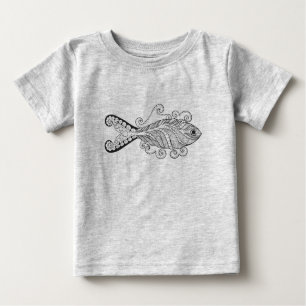 T-shirt Pour Bébé Poissons stylisés