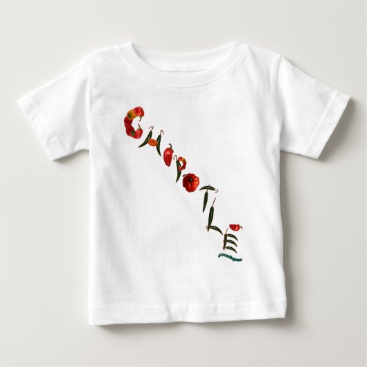 T-shirt Pour Bébé Poivrons de piment de Chipotle (Devant)