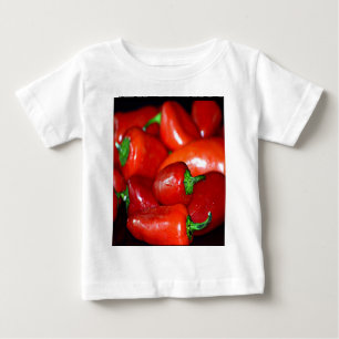 T-shirt Pour Bébé Poivrons de piment du Nouveau Mexique (Chili)