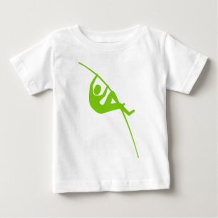 T-shirt Pour Bébé Pôle Vaulting - Martian Green