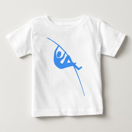 T-shirt Pour Bébé Pôle voûté - Bleu Bébé (Devant)