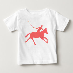 T-shirt Pour Bébé Polo - rose tropicale