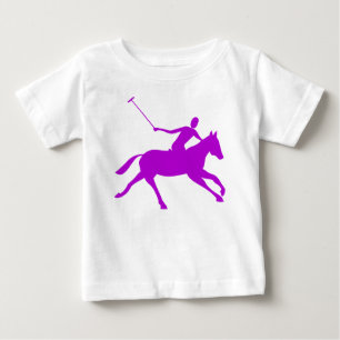 T-shirt Pour Bébé Polo - Violet