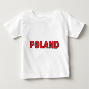 T-shirt Pour Bébé Pologne