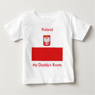 T-shirt Pour Bébé pologne