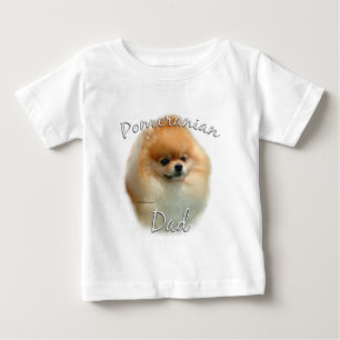 T-shirt Pour Bébé Pomeranian Papa 2