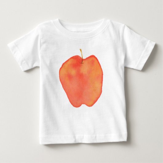 T-shirt Pour Bébé Pomme (Devant)