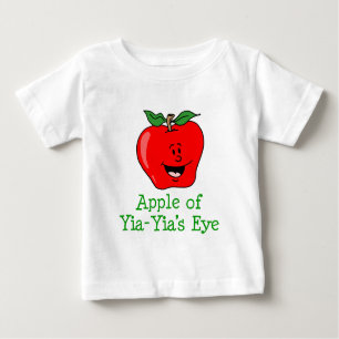 T-shirt Pour Bébé Pomme de l'oeil de Yia-Yia