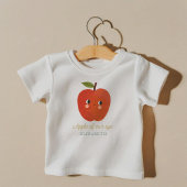 T-shirt Pour Bébé pomme de notre oeil jolie pomme