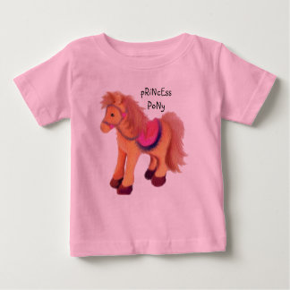 T-shirt Pour Bébé Pony princess