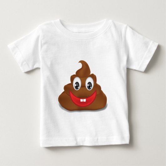 T-shirt Pour Bébé poo emojis (Devant)