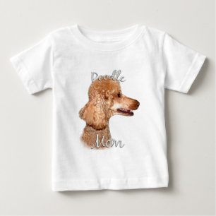 T-shirt Pour Bébé Poodle (abricot) Maman 2