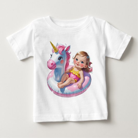 T-shirt Pour Bébé Pool Days (Devant)