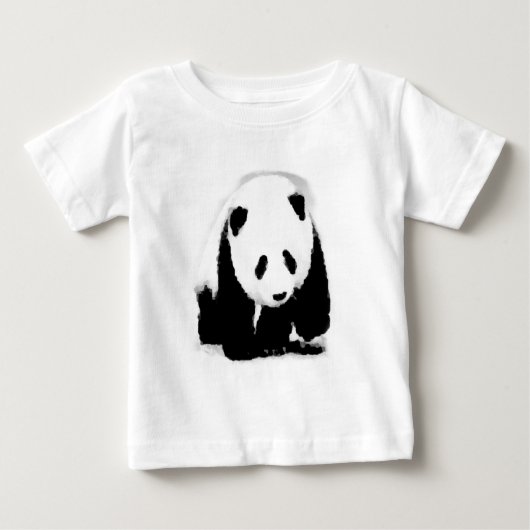 T-shirt Pour Bébé Pop Art Baby Panda (Devant)