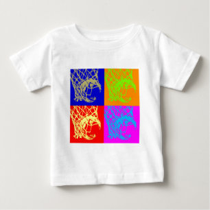 T-shirt Pour Bébé Pop Art Basket