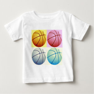 T-shirt Pour Bébé Pop Art Basket
