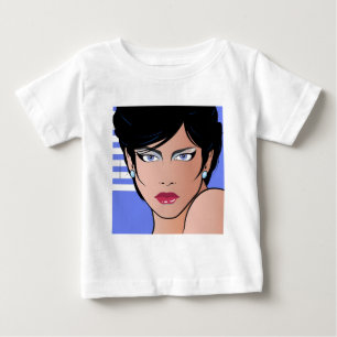 T-shirt Pour Bébé Pop Art Girl - Bettina