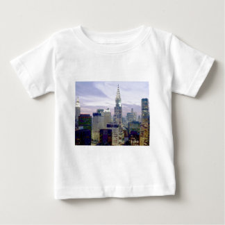 T-shirt Pour Bébé Pop Art Oil Paint Effet New York