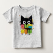 T-shirt Pour Bébé Pop art voiture bébé (Devant)