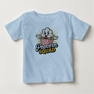 T-shirt Pour Bébé Popcorn Squad